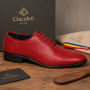 Pantofi barbati rosii eleganti din piele naturala Maximus GKR219R